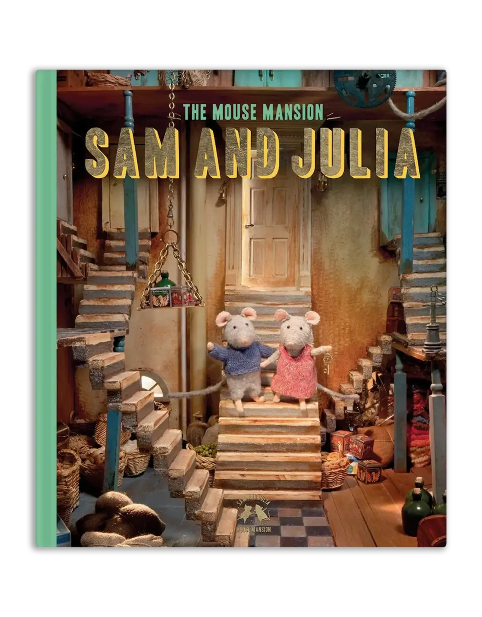The Mouse Mansion Livre maison de souris Sam et Julia (version anglaise) – aventure miniature pour enfants