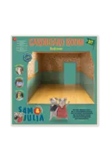 The Mouse Mansion Pièce maison de souris en carton 1:12 à assembler – chambre miniature décorée (26 cm)