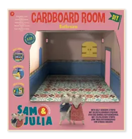 The Mouse Mansion Maison de poupée à faire soi-même - Salle en carton - Salle de bain
