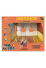 The Mouse Mansion Pièce maison de souris en carton 1:12 à assembler – chambre miniature décorée grand format (33 cm)