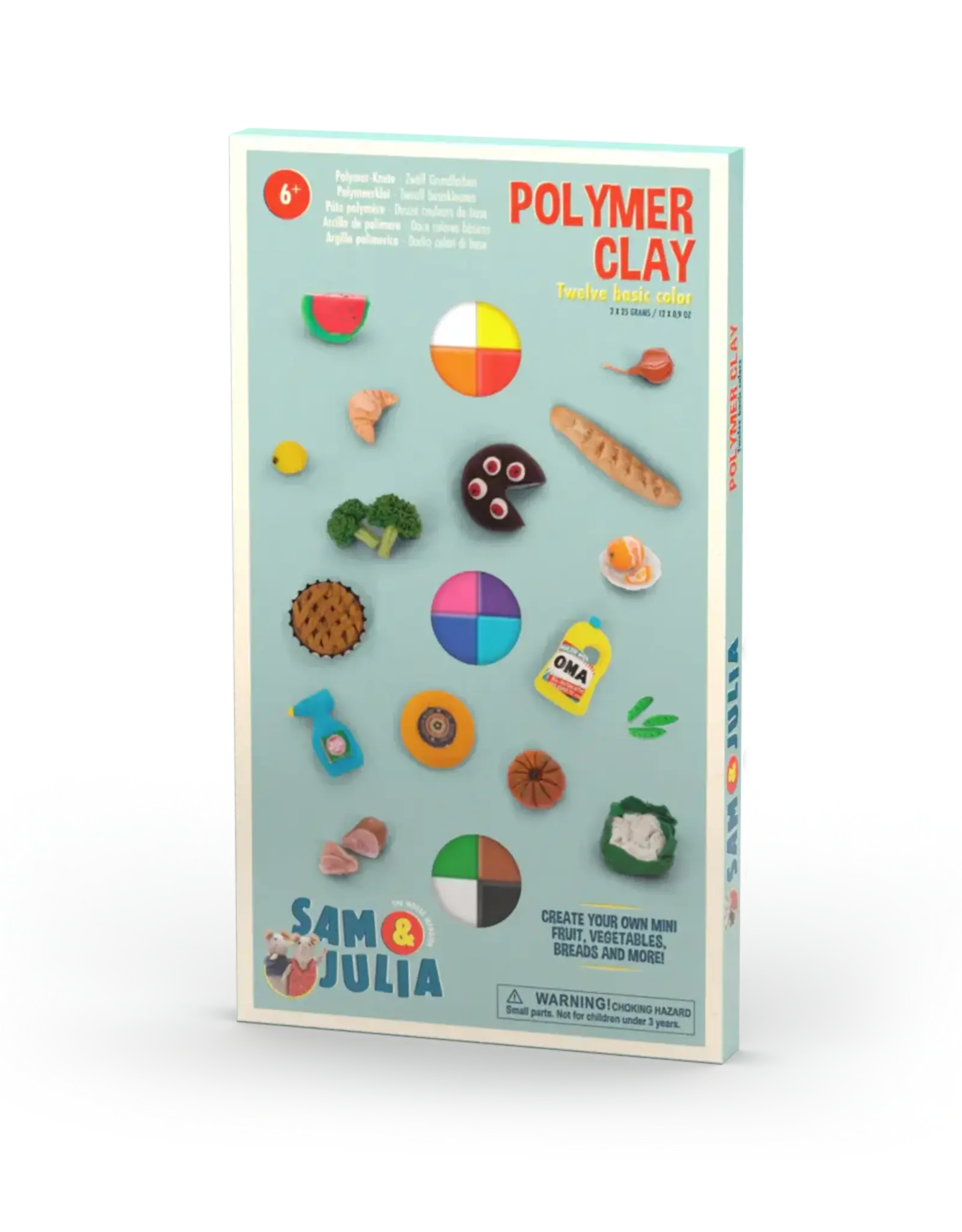 The Mouse Mansion Kit pâte polymère maison de souris – création d’accessoires miniatures DIY (12 couleurs)