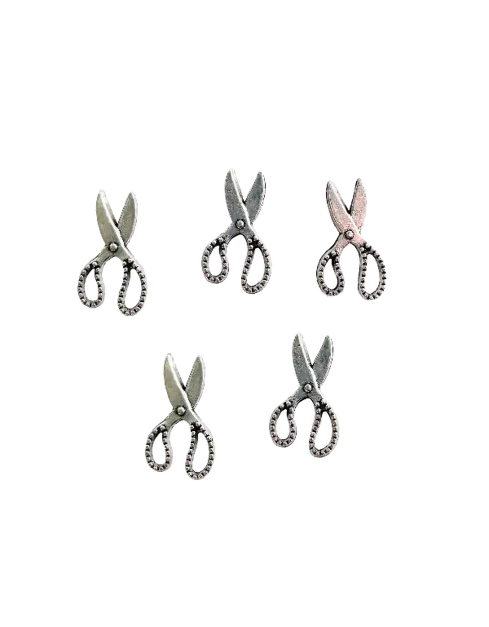 The Mouse Mansion Mini accessoires maison de souris 1:12 – ciseaux miniatures en métalMiniatures  - Ciseaux (5)  pour maison de poupée (échelle 1:12)