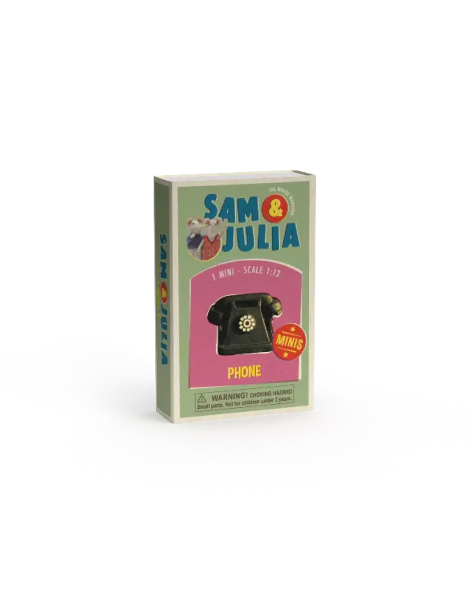 The Mouse Mansion Mini accessoires maison de souris 1:12 – téléphone miniature en résine