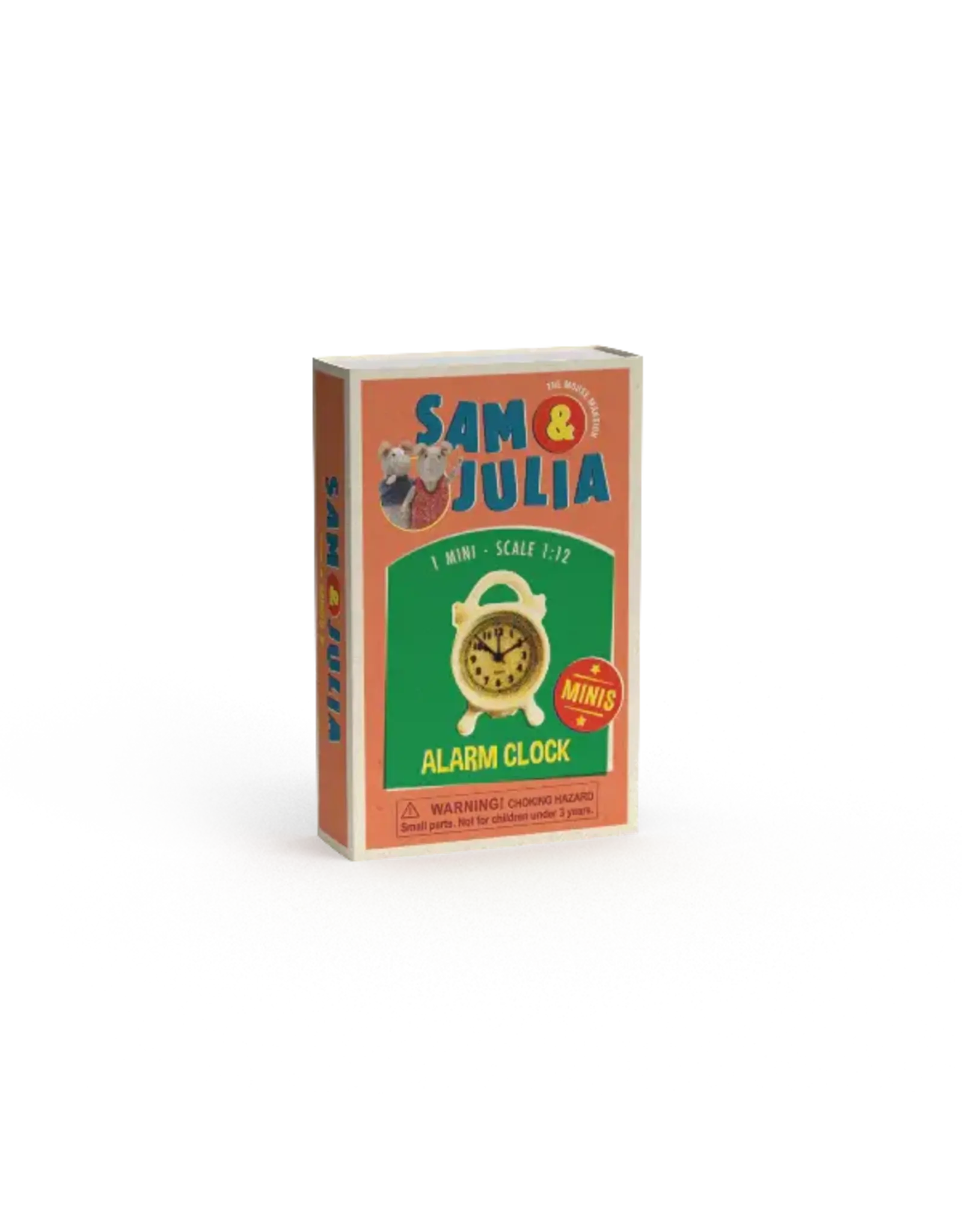 The Mouse Mansion Mini accessoires maison de souris 1:12 – réveil miniature en métal