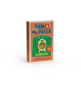 The Mouse Mansion Miniatures  - Réveil blanc pour maison de poupée (échelle 1:12)