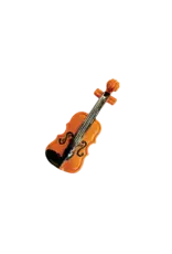 The Mouse Mansion Mini accessoires maison de souris 1:12 – violon miniature en résine