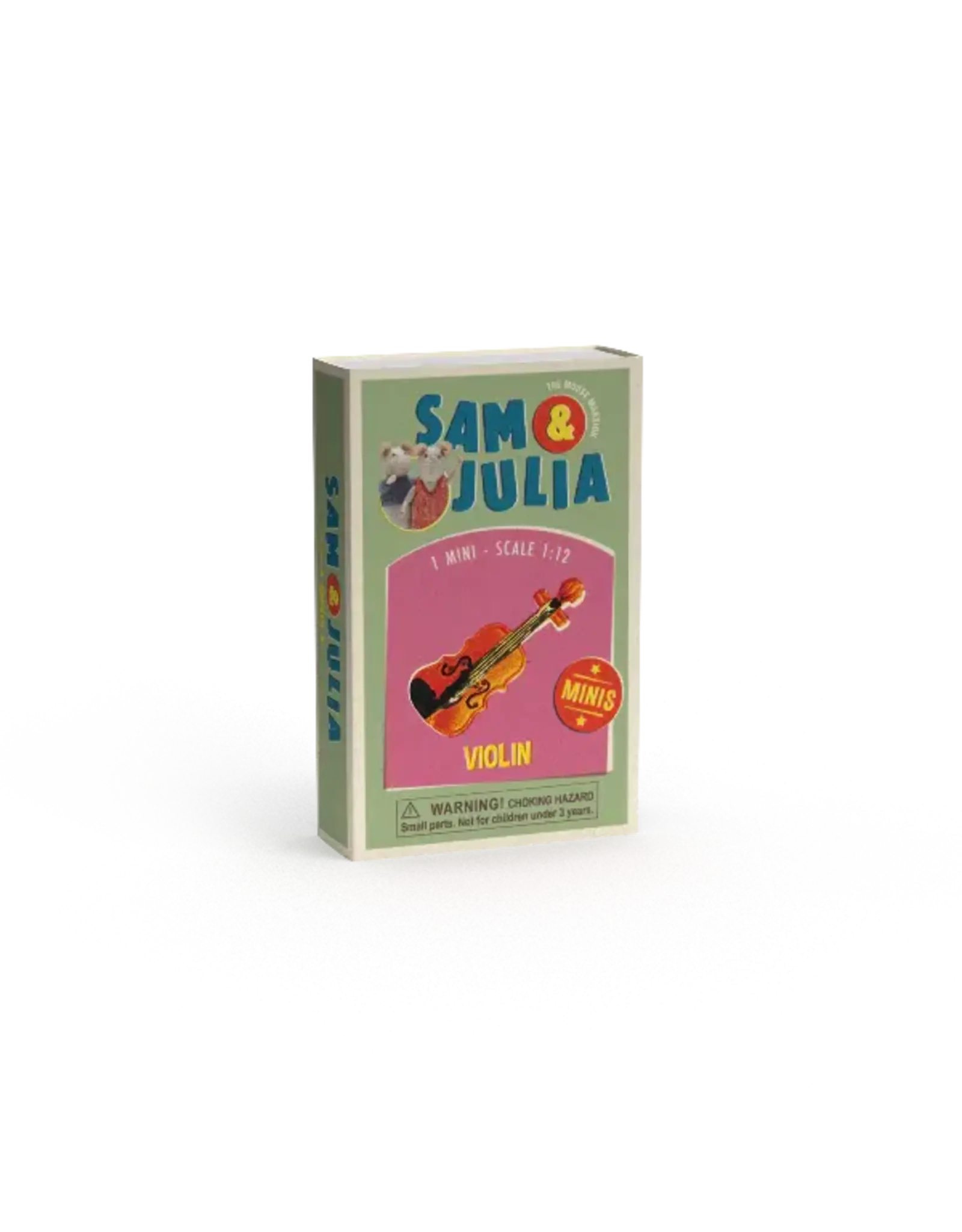 The Mouse Mansion Mini accessoires maison de souris 1:12 – violon miniature en résine