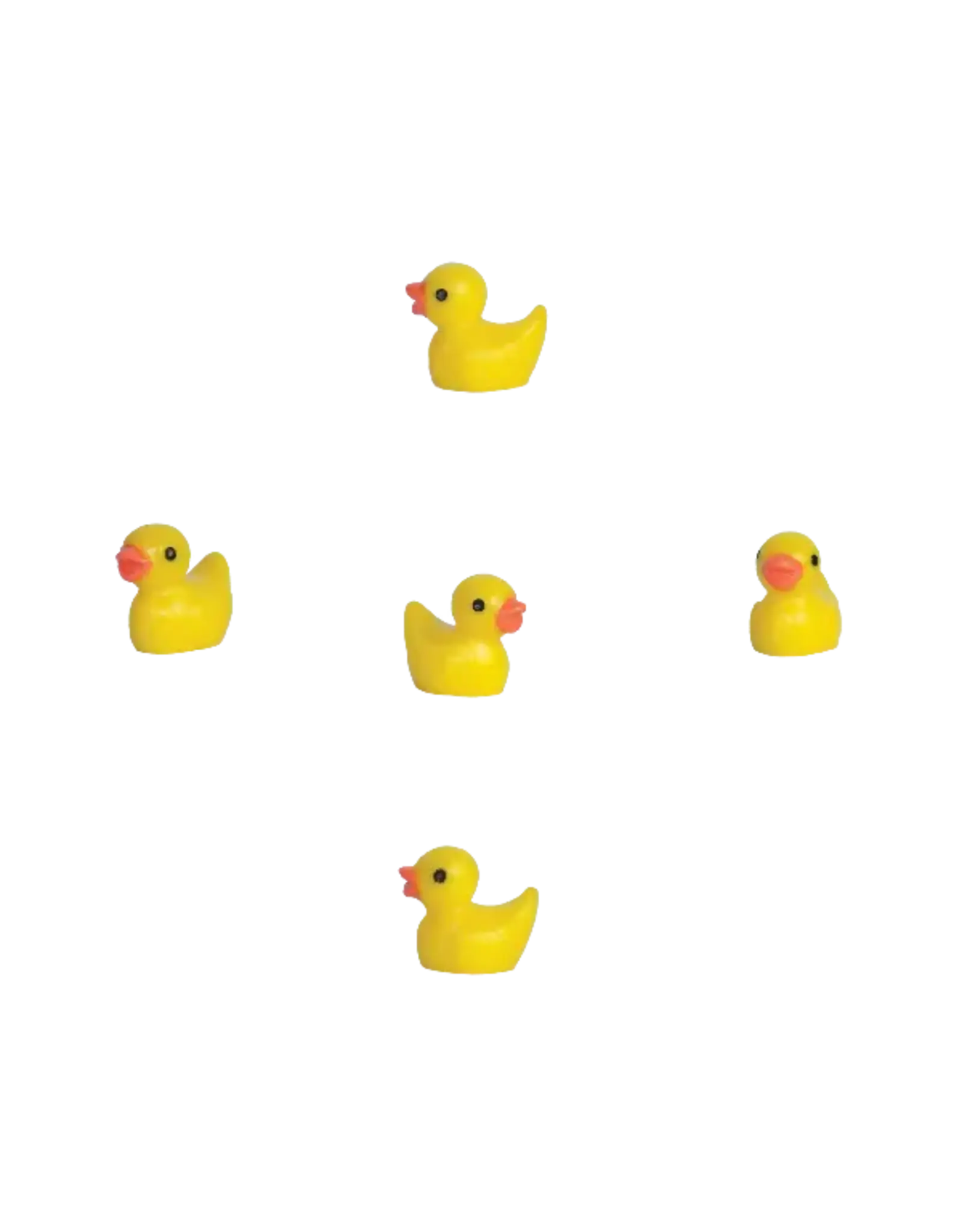 The Mouse Mansion Mini accessoires maison de souris 1:12 – canards de bain miniatures (lot de 5)