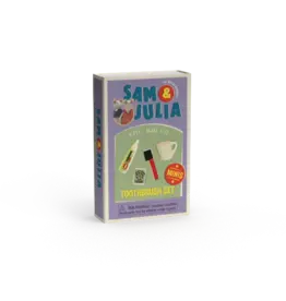 The Mouse Mansion Miniatures  - Ensemble brosse à dents pour maison de poupée (échelle 1:12)