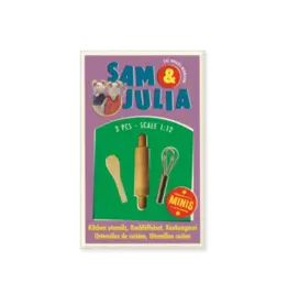 The Mouse Mansion Miniatures - Ustensiles de cuisine (3) pour maison de poupée (échelle 1:12)