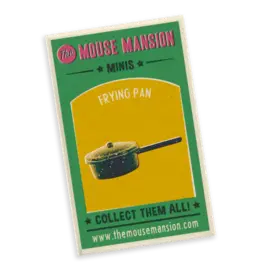 The Mouse Mansion Miniatures - Poêle à frire pour maison de poupée (échelle 1:12)