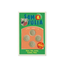 The Mouse Mansion Miniatures - Assiettes (4) pour maison de poupée (échelle 1:12)