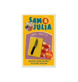 The Mouse Mansion Miniatures - Set pour le pain pour maison de poupée (échelle 1:12)