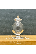 Bonbonnière en verre sur pied