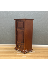 Bar pivotant Louis Philippe noyer (1/12) (miniatures non comprises)