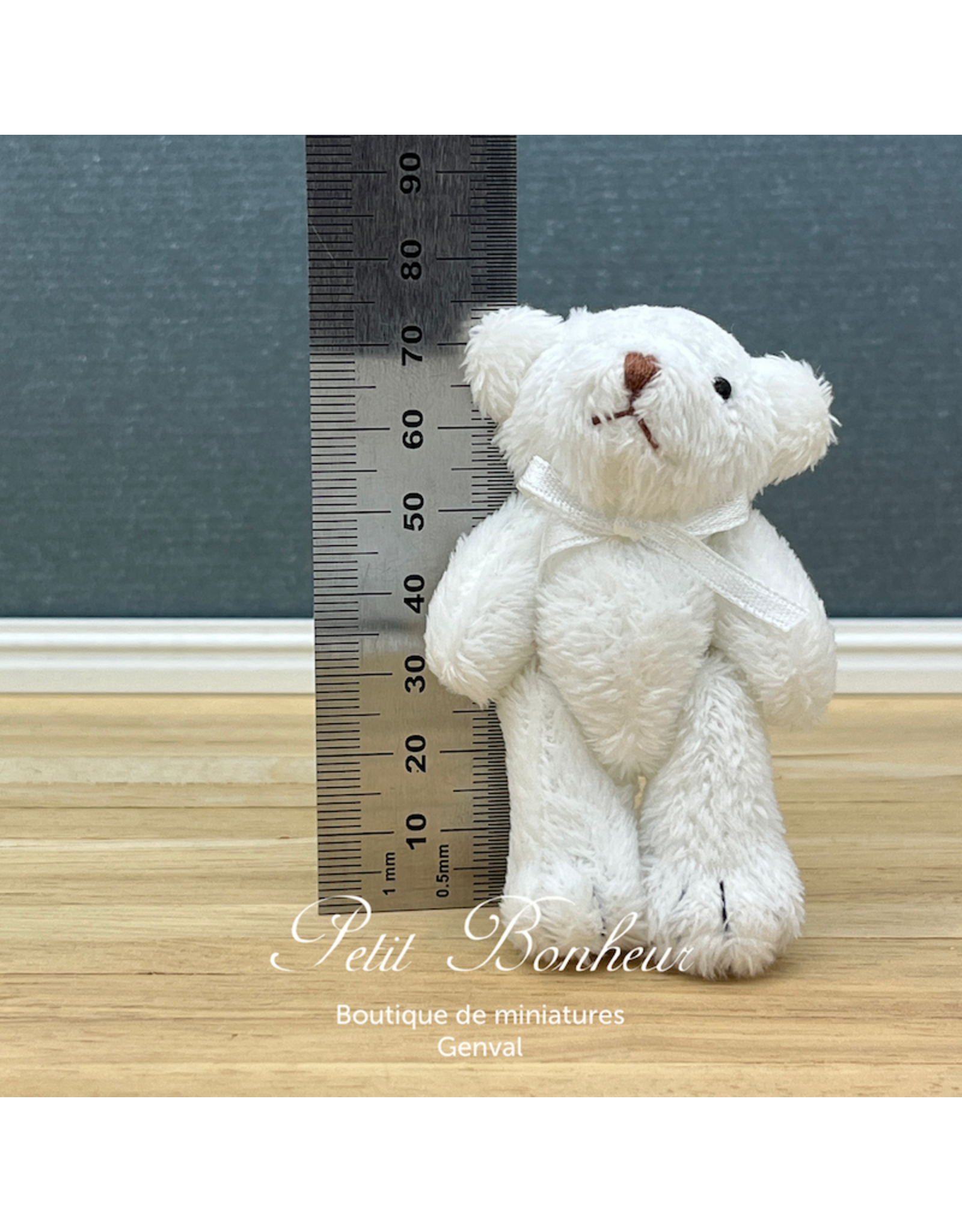 Grand nounours blanc : miniature