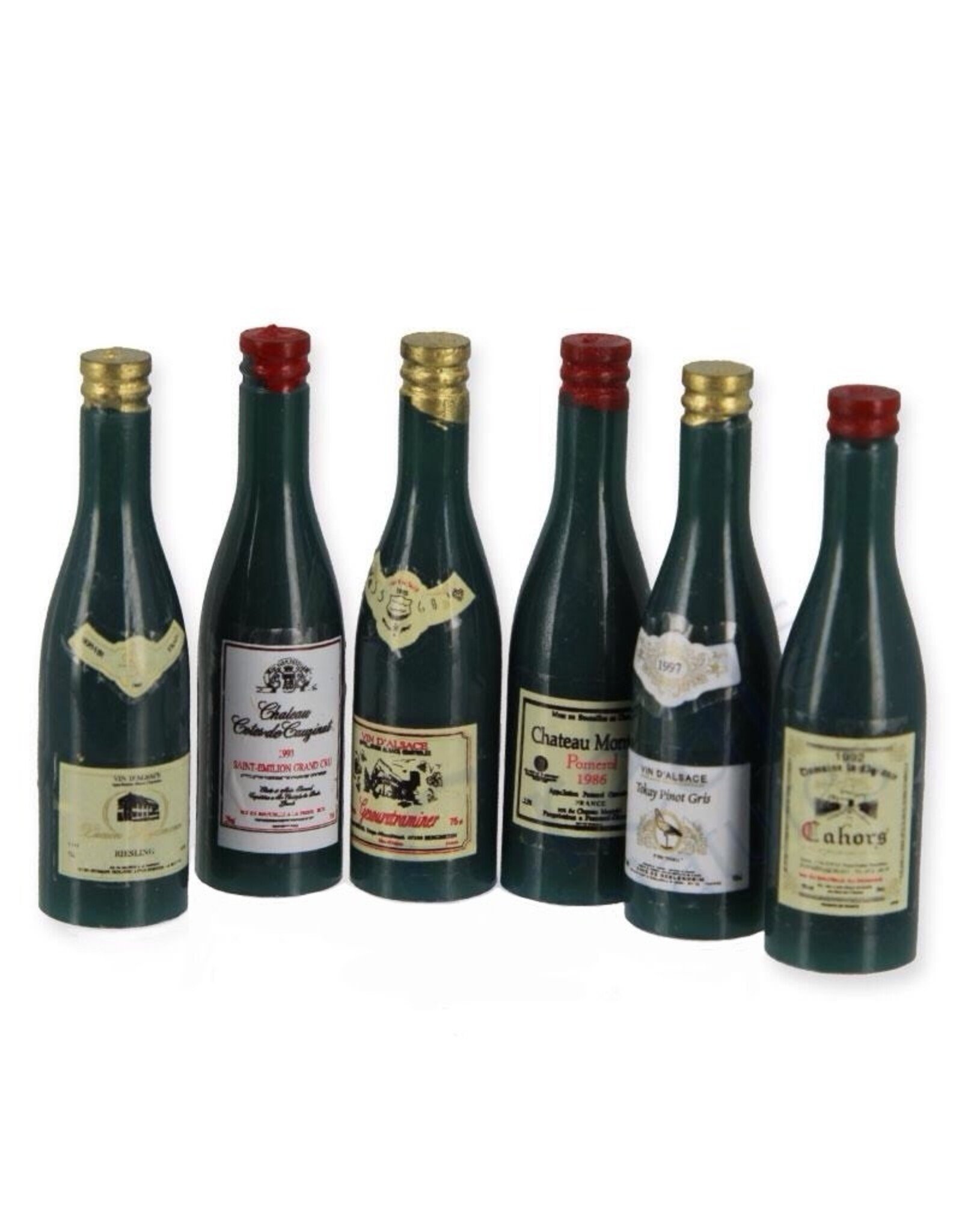 Bouteilles de vin assorties (6)