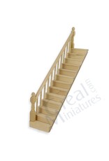 Escalier droit rampe à gauche miniature 1:12