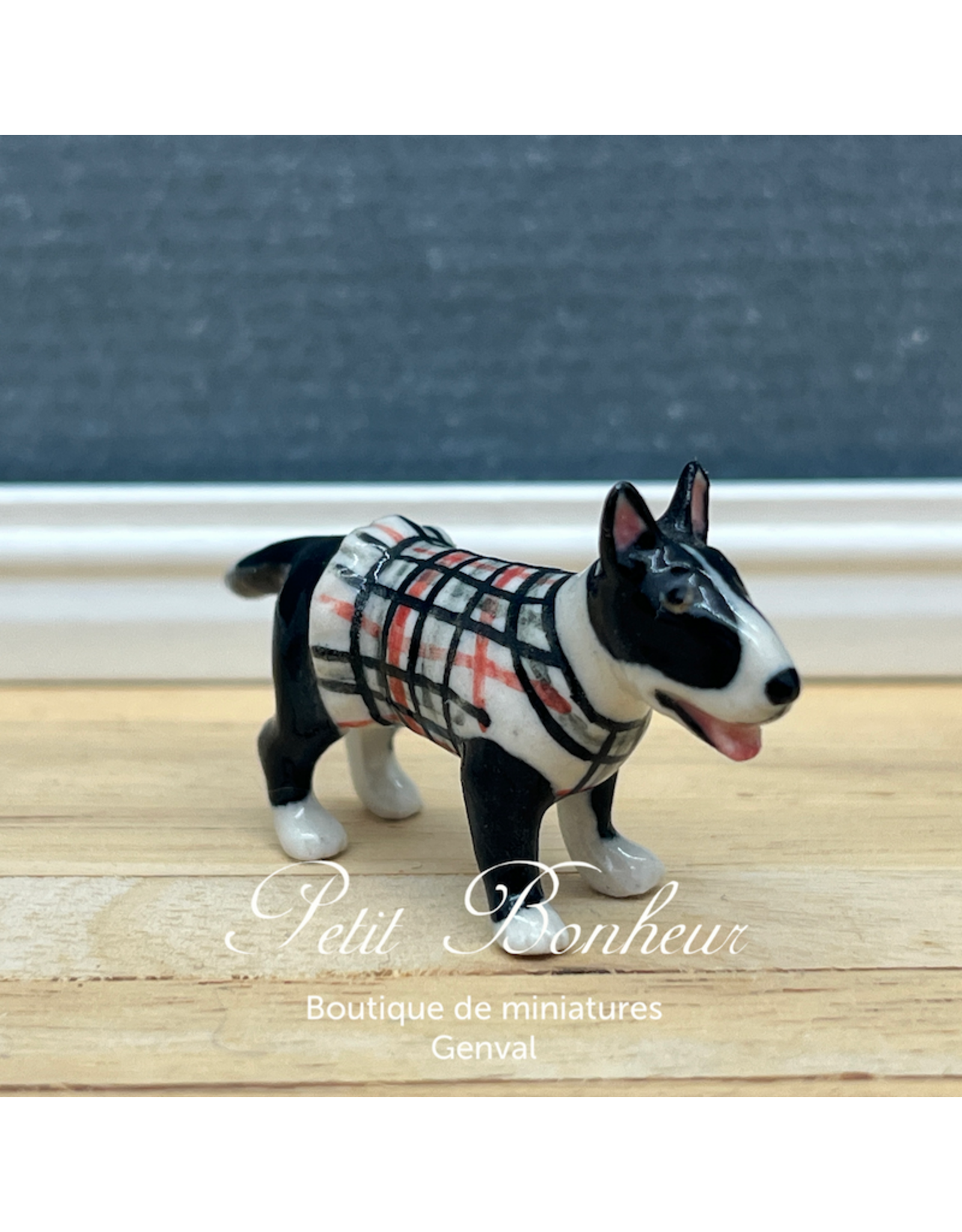 Klima Bull Terrier (Klima miniature porcelaine)