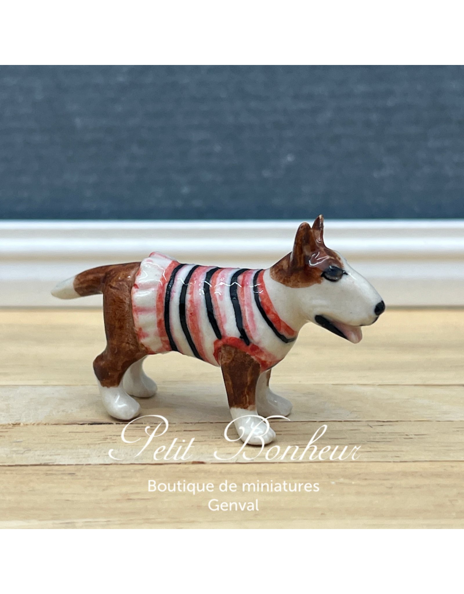 Klima Bull Terrier (Klima miniature porcelaine)