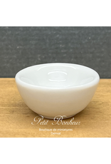 Bol blanc miniature 1:12