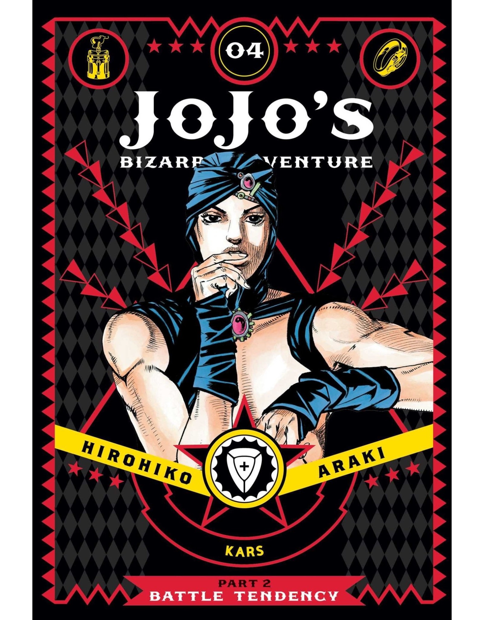 Jojo's Bizarre Adventure - Part 2: Battle Tendency - Volume 4 - Hardcover (English Version)