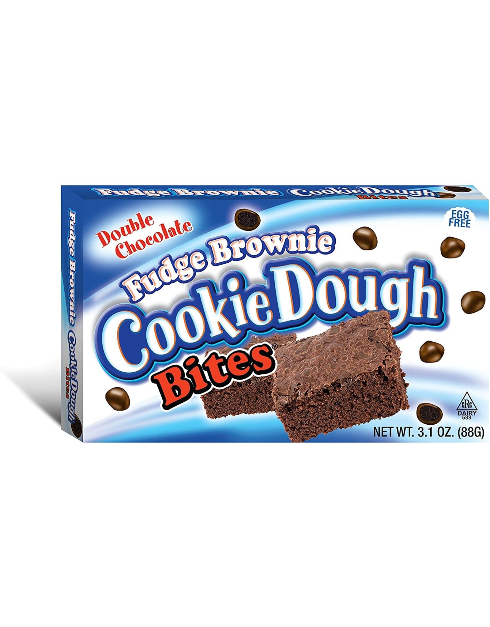 CookieDough Bites: Fudge Brownie - 88g - THT-datum: 03/01/2022