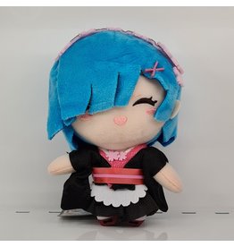 Re:Zero Sakura Rem Mascot Plush - Black - 13 cm