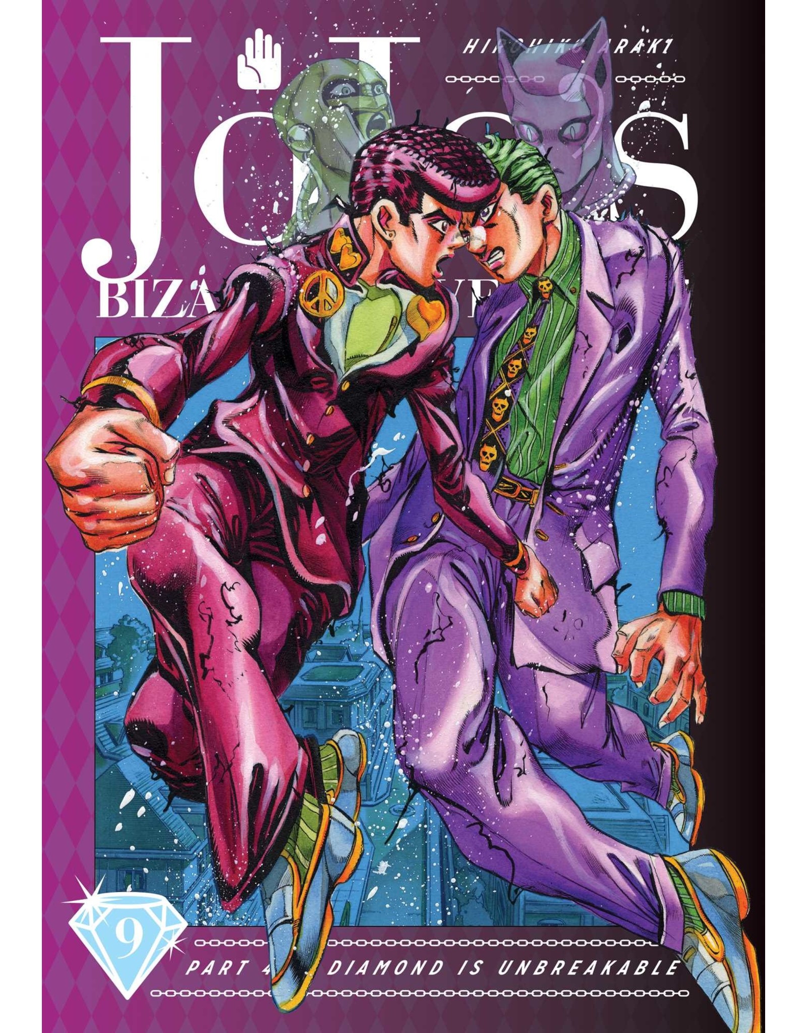 Jojo's Bizarre Adventure - Part 4: Diamond is Unbreakable - Volume 9 - Hardcover (Engelstalig) - Manga