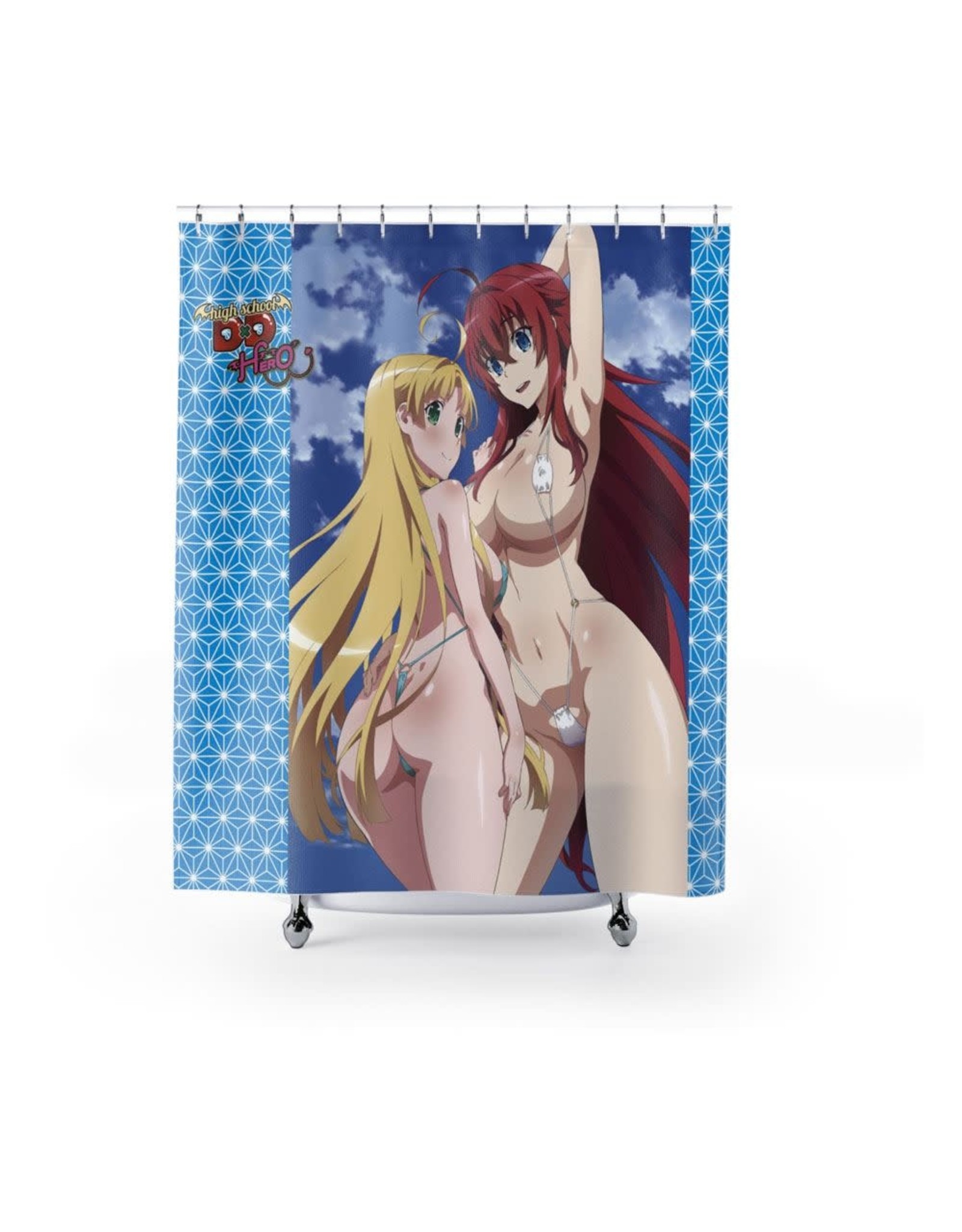 Highschool DxD Hero Shower Curtain - Rias & Asia - 180 x 180 cm