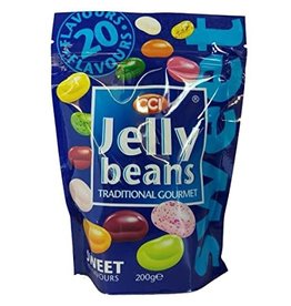 CCI Sweet Jelly Beans  - 18 Sweet + 2 Sour Flavors - 200g
