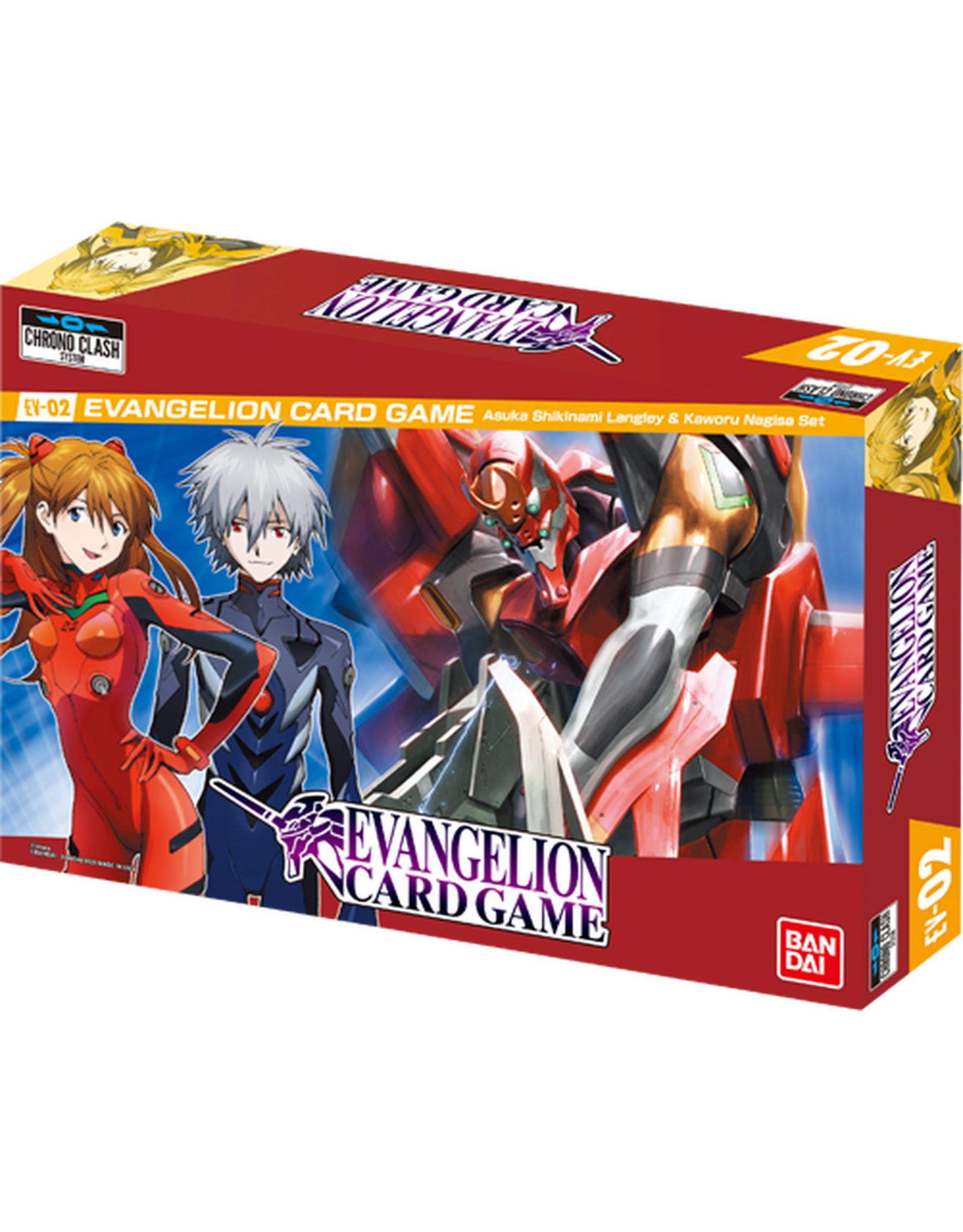 Evangelion Card Game - Kaworu Nagisa & Asuka Shikinami Langley Set - Chrono Clash EV-02