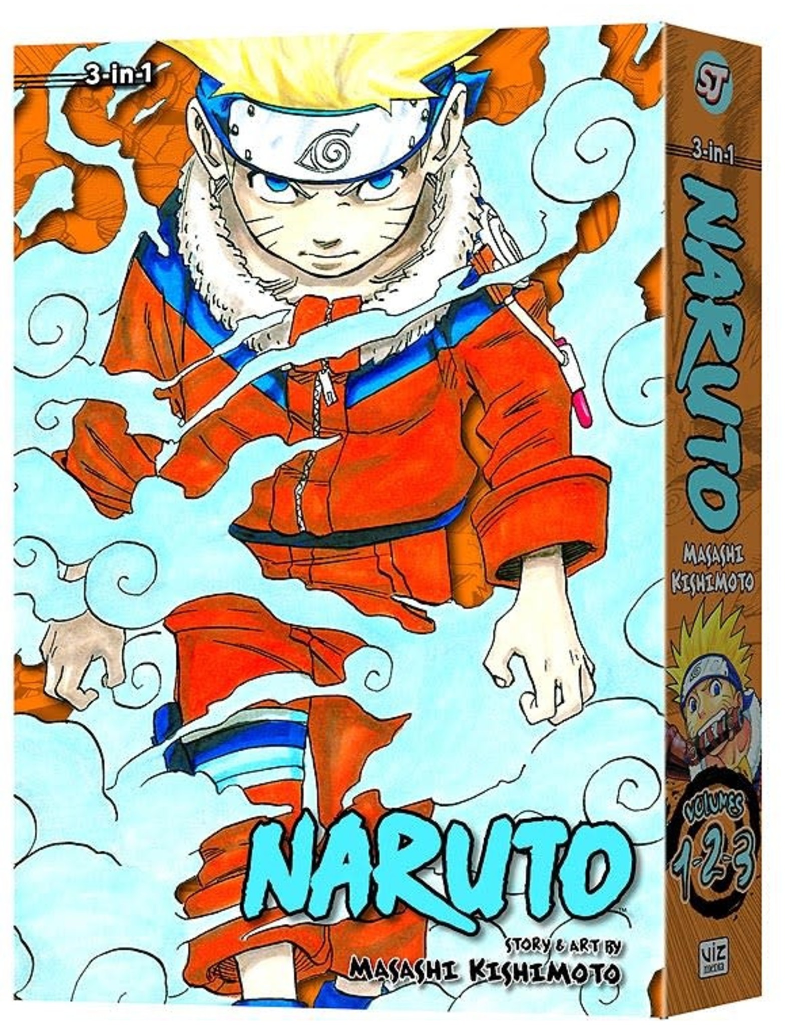 Naruto 3-in-1 Omnibus: Volumes 01-02-03 (English) - Manga