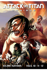 Attack on Titan Omnibus: Volumes 10-11-12 (English) - Manga