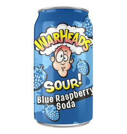 Warheads Sour Soda - Blue Raspberry - 355ml