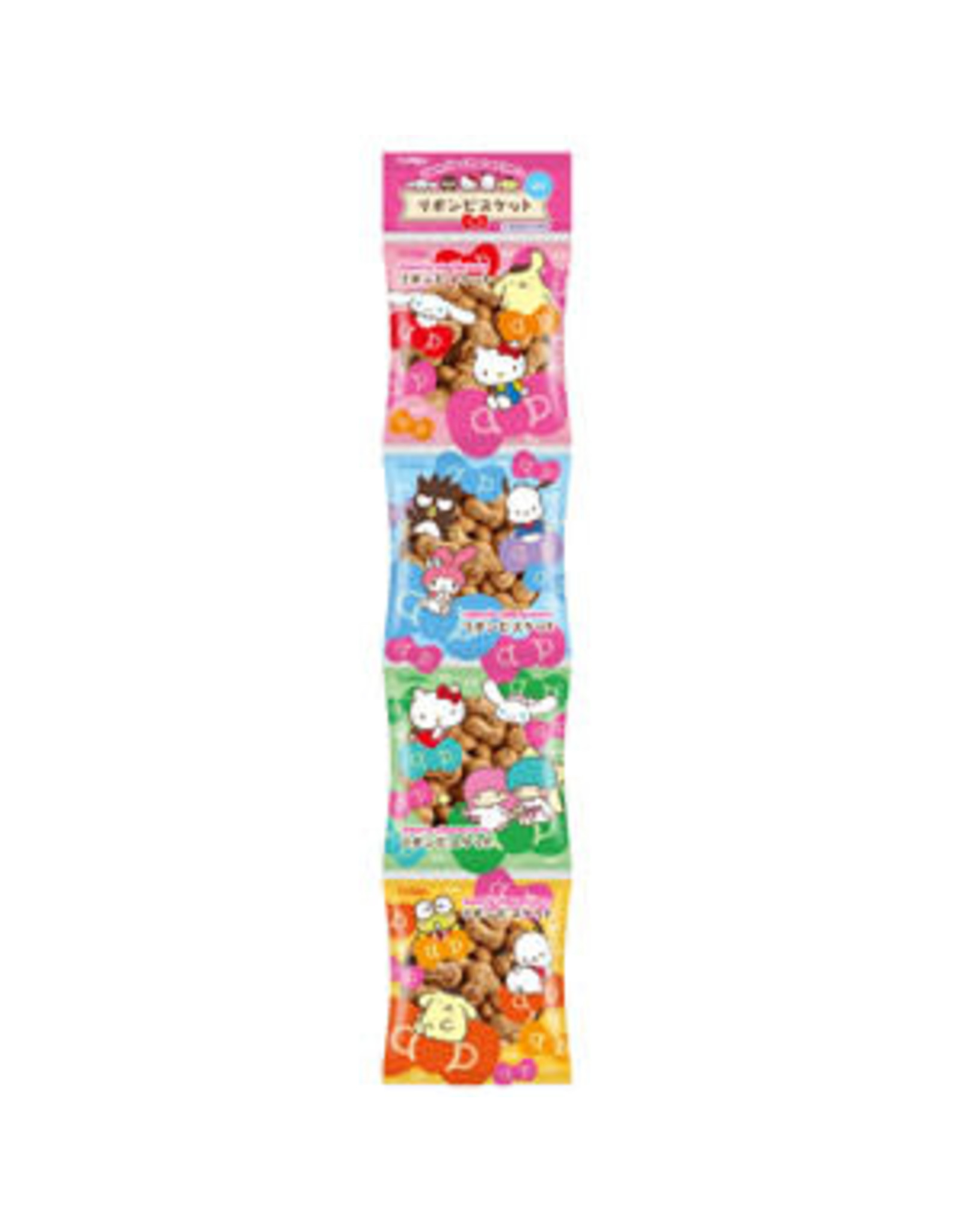 Sanrio Characters Ribbon Figured Biscuits MINI 4PACK - 80G