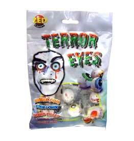 Zed Terror Eyes - Liquid Filled Gumball - 12 pieces - 108g