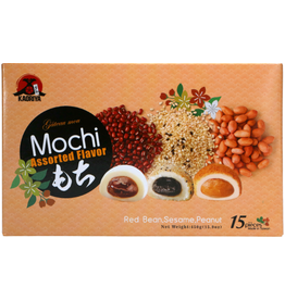 Assorted Flavor Mochi (Red Bean, Sesame, Peanut) - 450g