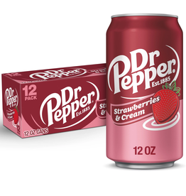 Dr. Pepper Strawberry & Cream - 355ml