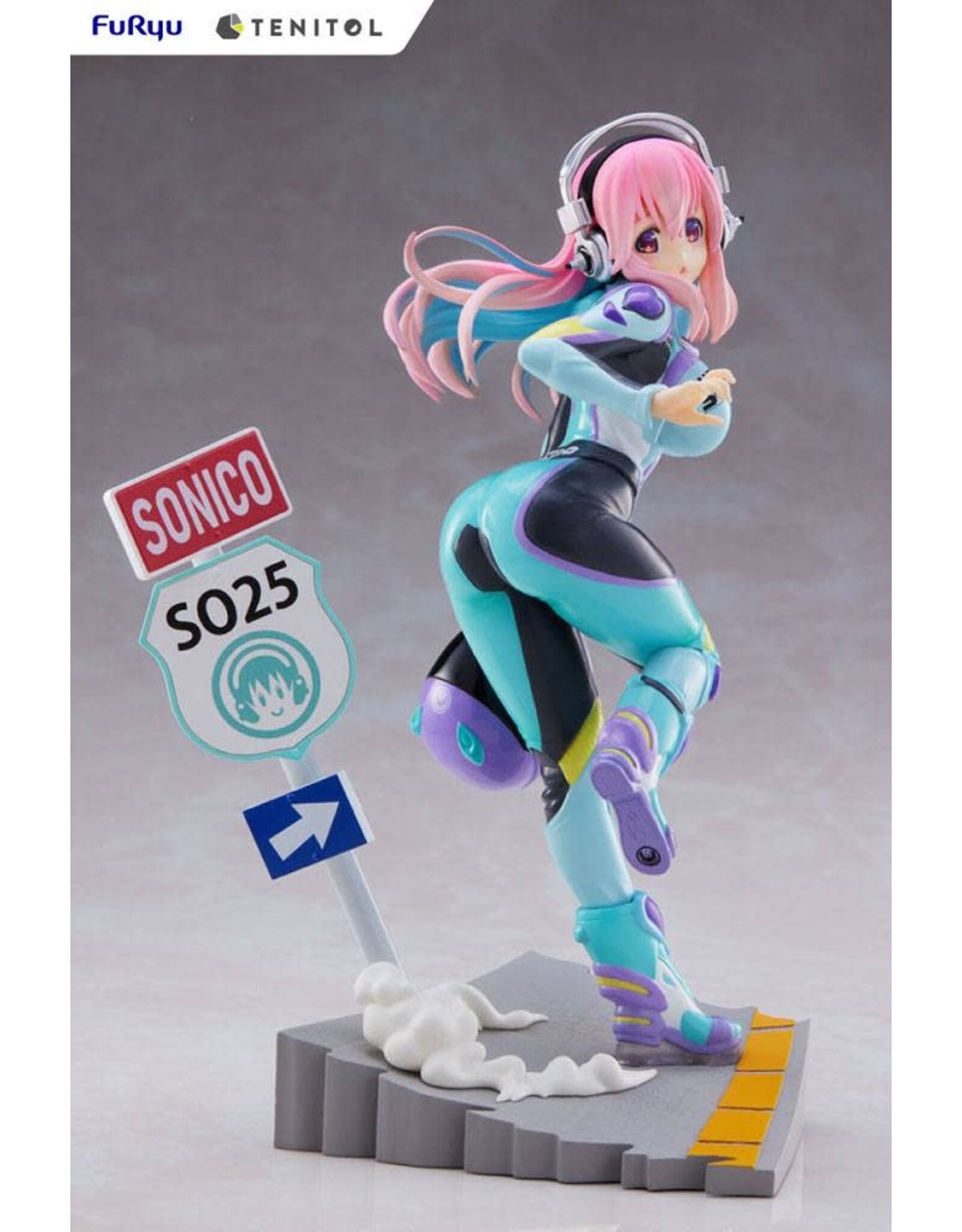 Super Sonico Tenitol - Super Sonico PVC Statue - 19 cm