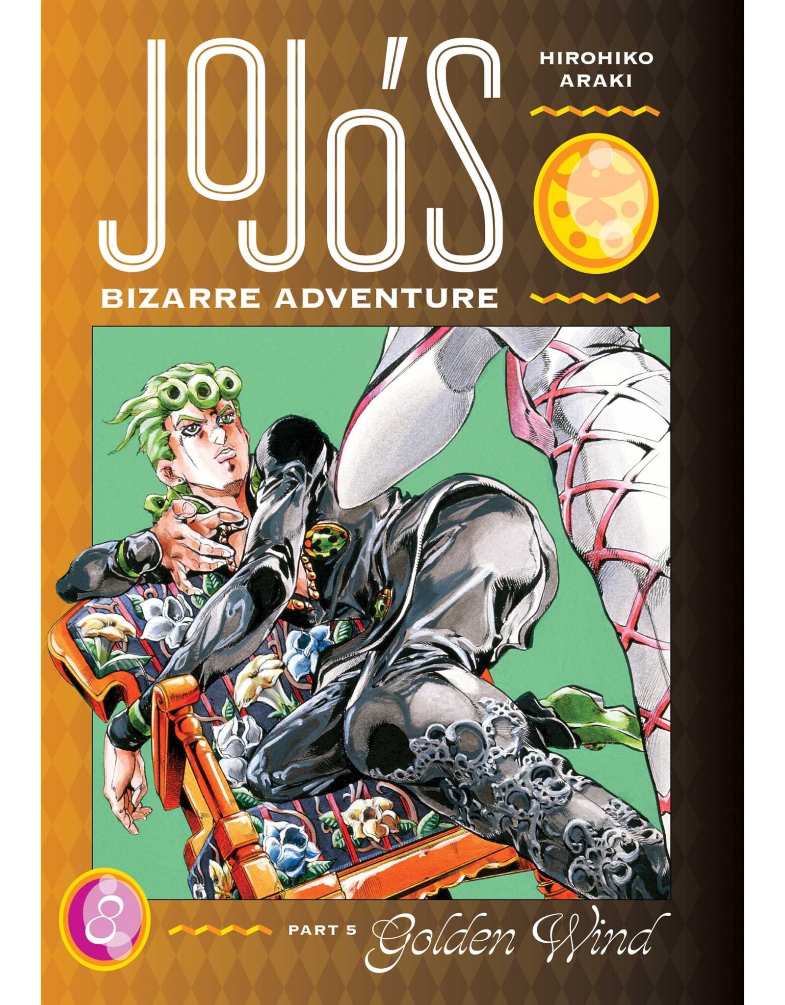 Jojo's Bizarre Adventure - Part 5: Golden Wind - Volume 8 - Hardcover (English) - Manga