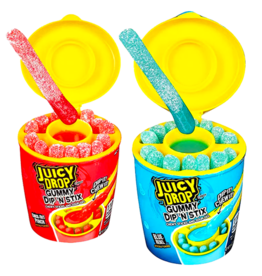 Juicy Drop -  Gummy Dipperz (Raspberry or Strawberry Flavour) - 96g