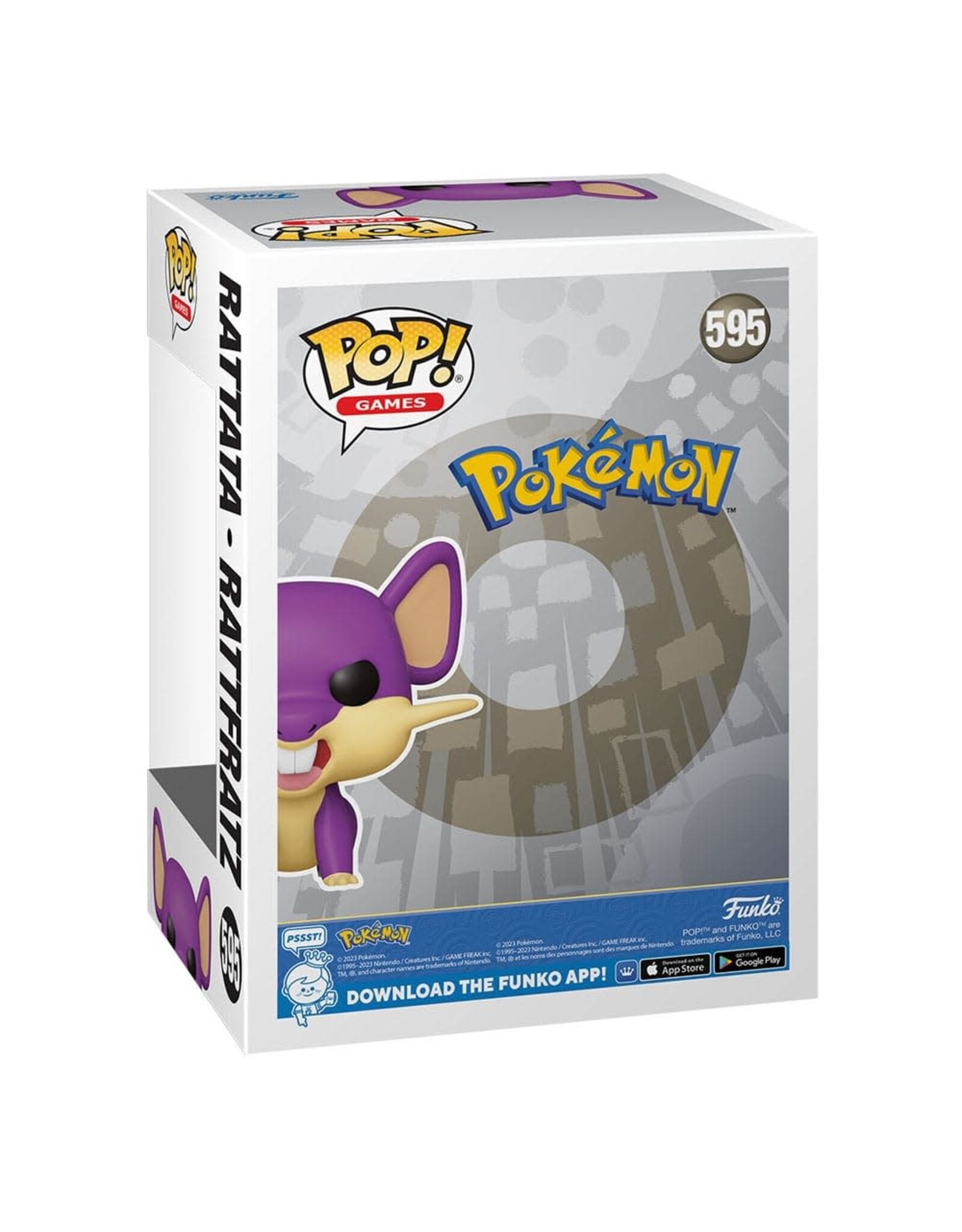 Pokémon - Funko Pop! Games 595 - Rattata