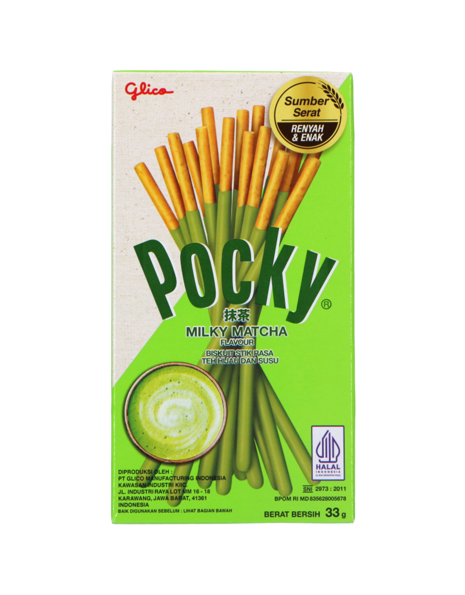 Pocky Milky Matcha (Green Tea) - 47g