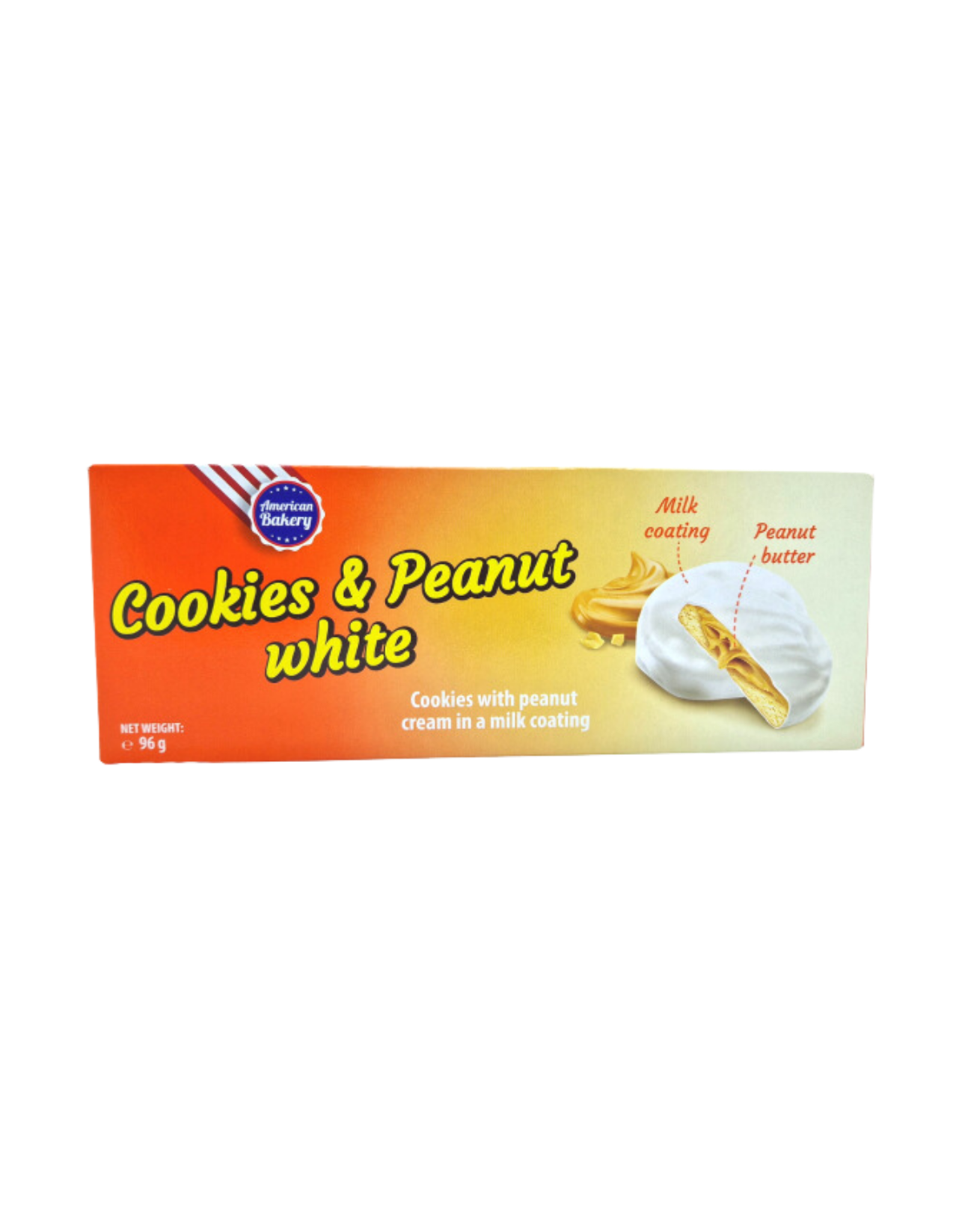 American Bakery - Cookies & Peanut White - 96g