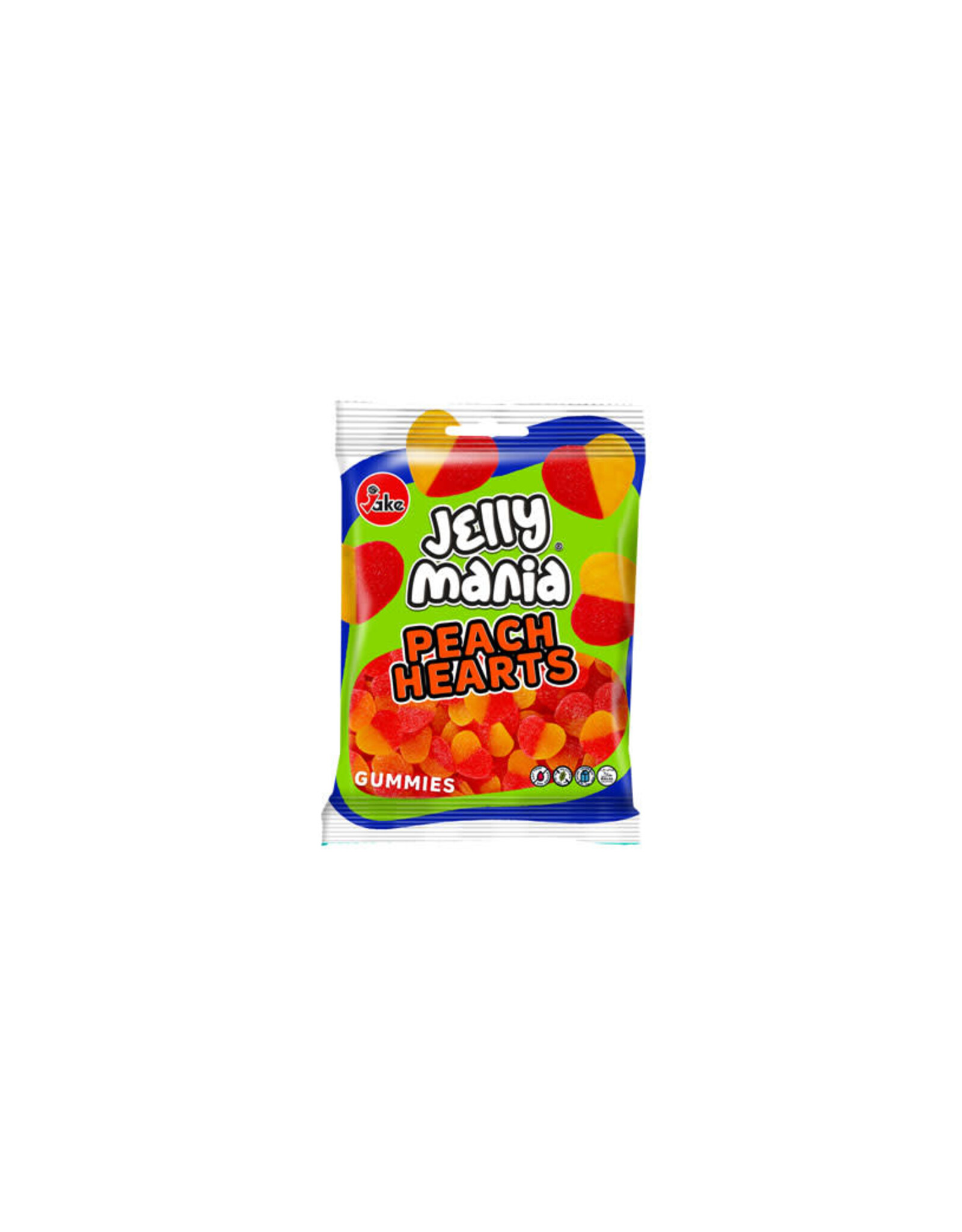 Jelly Mania - Peach Hearts - 100g