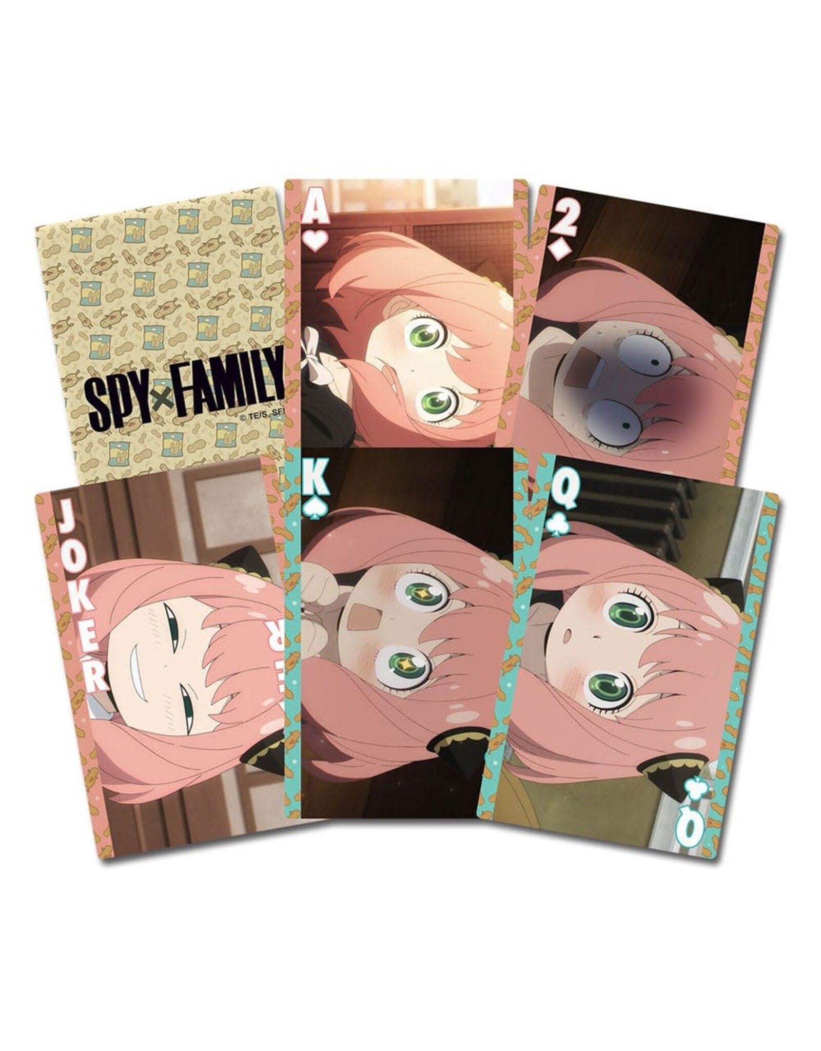 Spy x Family - Anya Facial Expressions Playing Cards