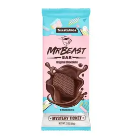 Mr Beast Feastables Chocolate Bar -  Original Chocolate - 60g