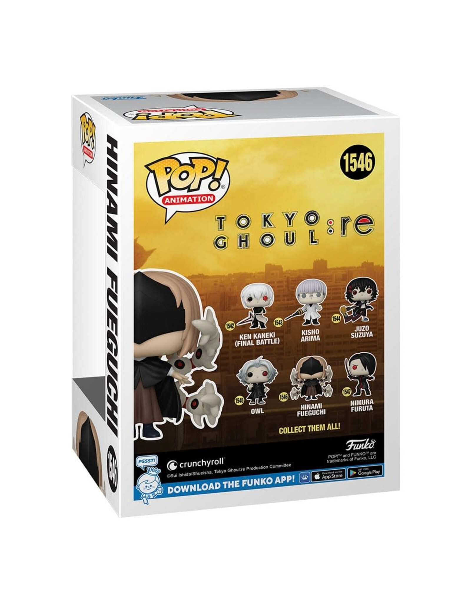 Tokyo Ghoul:re - Hinami Fueguchi POP! Animation Vinyl Figure 1546