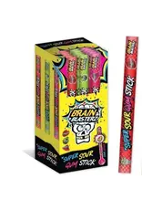 Brain Blasterz - Super Sour Gum Stick (Strawberry, Apple or Watermelon Flavour) - 22g